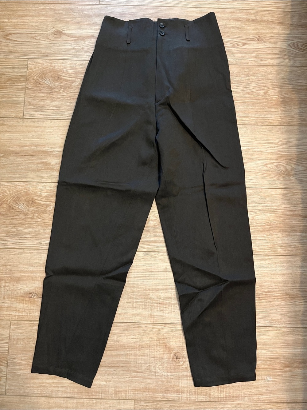 Vintage Gothic Yohji Yamamoto brown high waisted pants